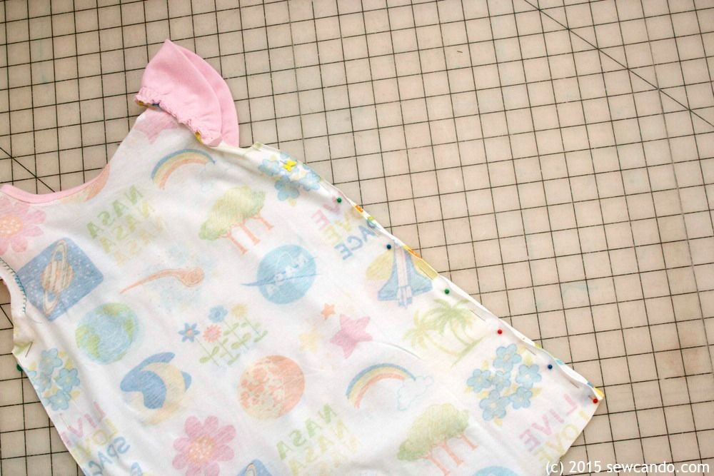 Sew Can Do Making a Flutter Ruffle Trim Nightgown AND A Pattern For It